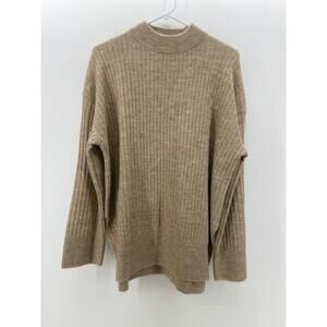 Beige Mockneck Sweater size XS